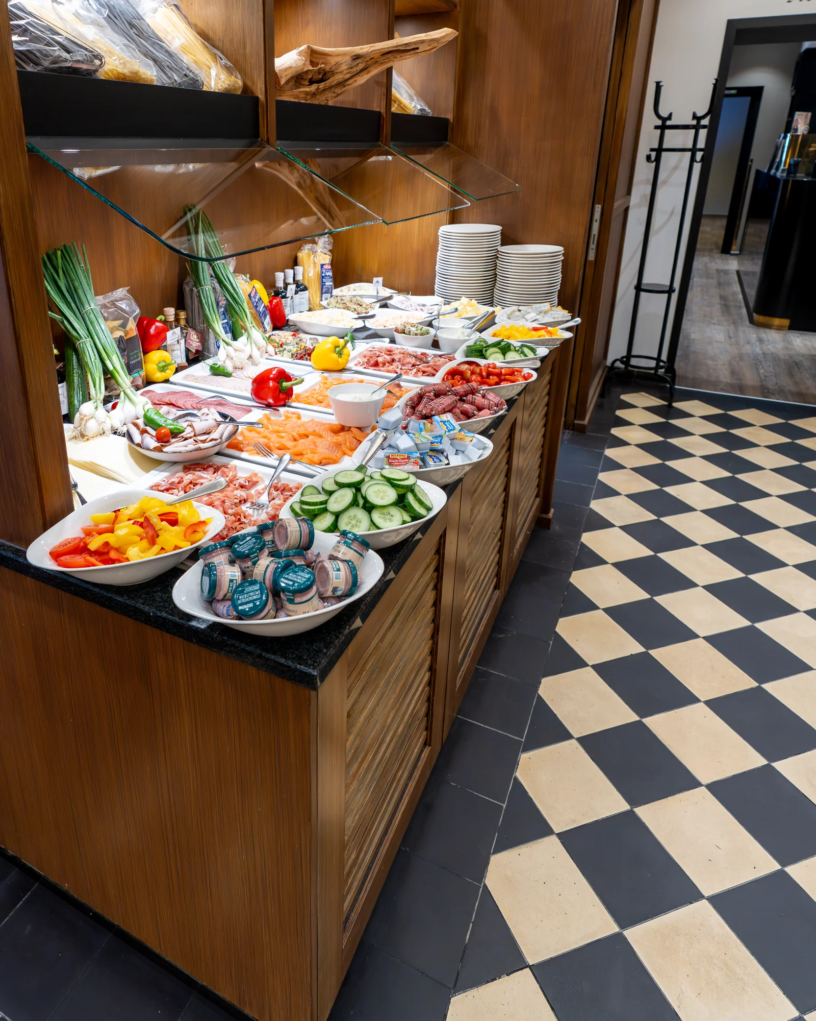 Frühstücksbuffet im Hotel am Stadtring